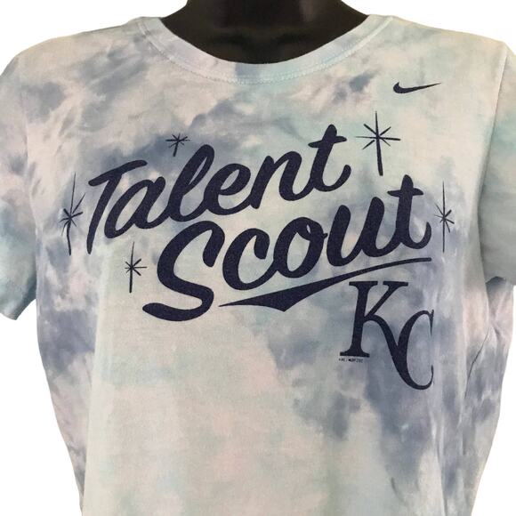 Ice Tie Dyed Nike T-Shirt KC Royals Size Large - Picture 1 of 5